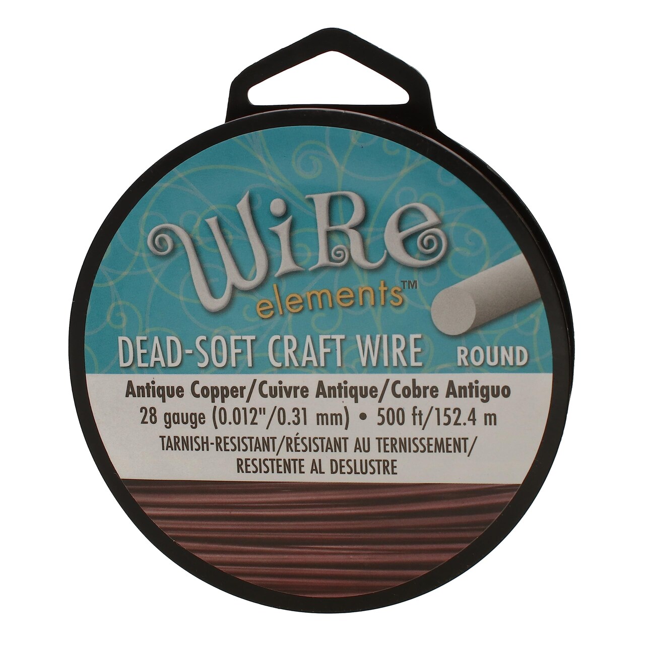 The Beadsmith Wire Elements Craft Wire – Tarnish Resistant, Soft Temper, Round